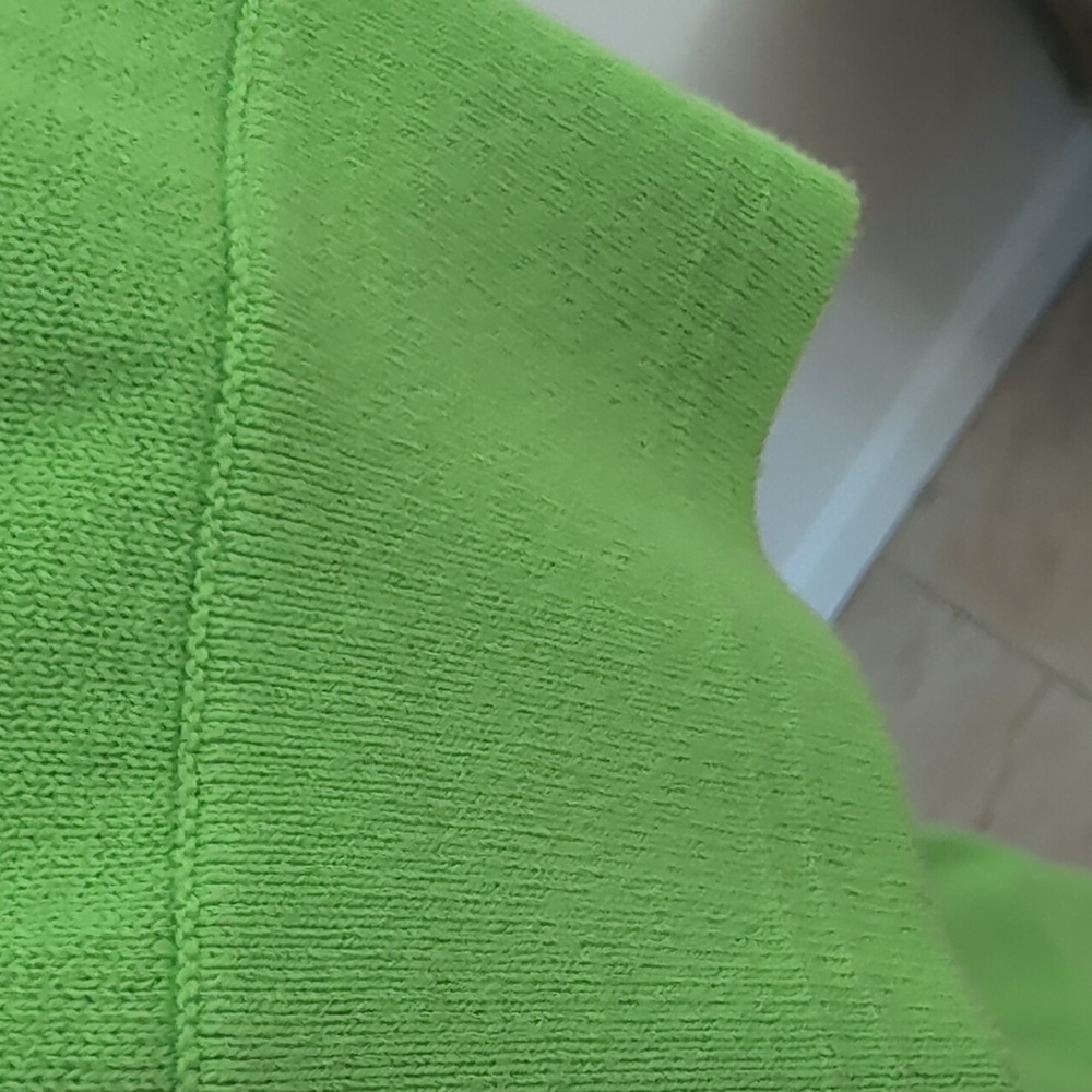 Lilly Pulitzer Lime Green Button-Front Cardigan - Picture 4 of 7